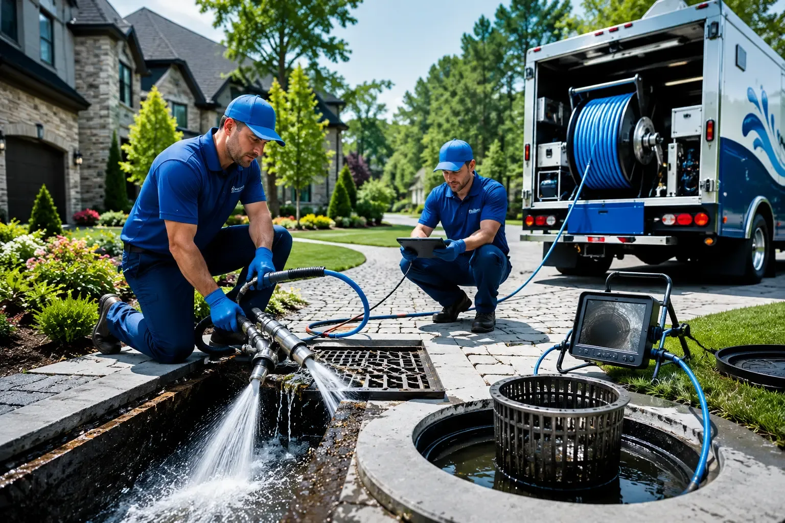 Local outdoor drain cleaning professionals in Pella, IA
