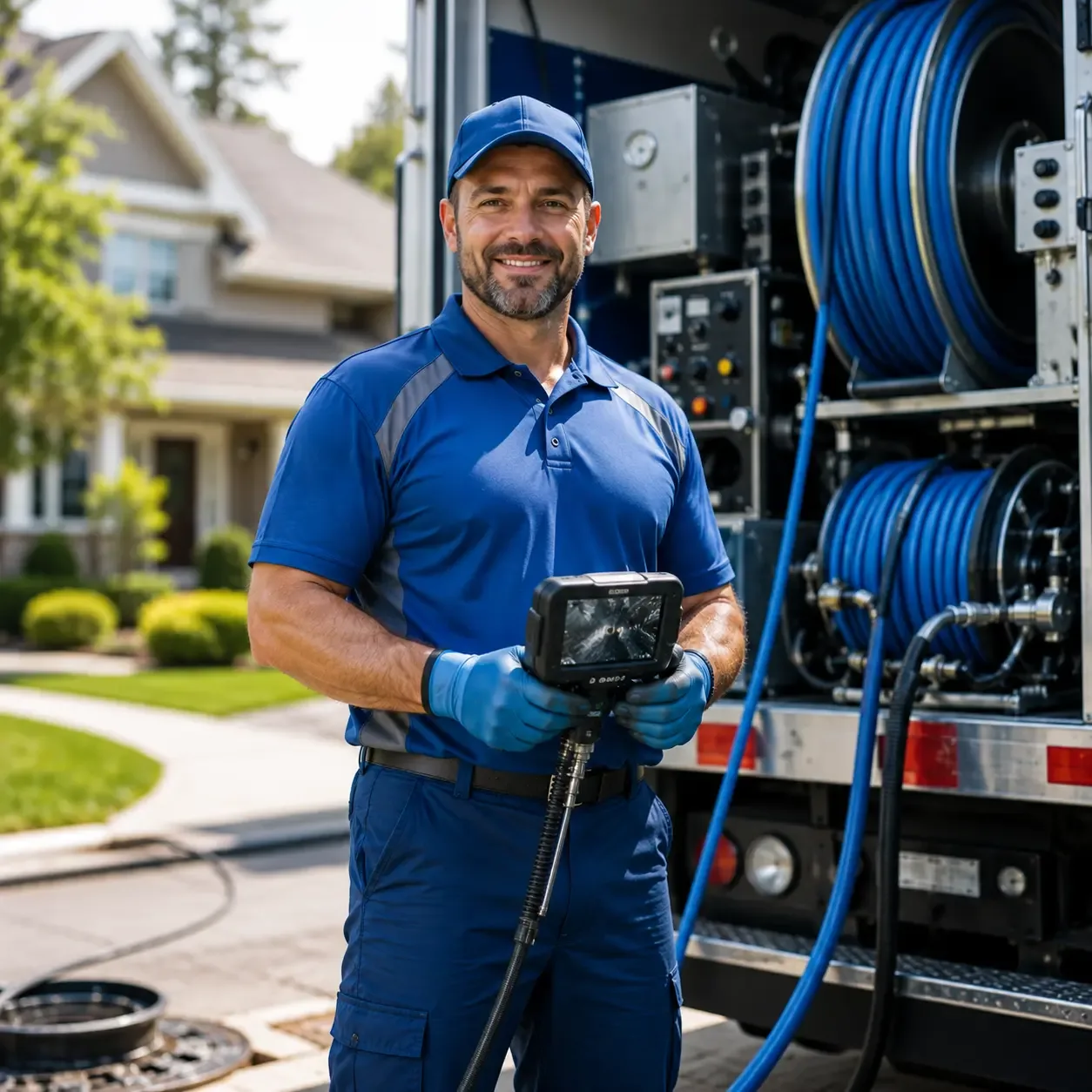Local outdoor drain cleaning specialists in Pella, IA